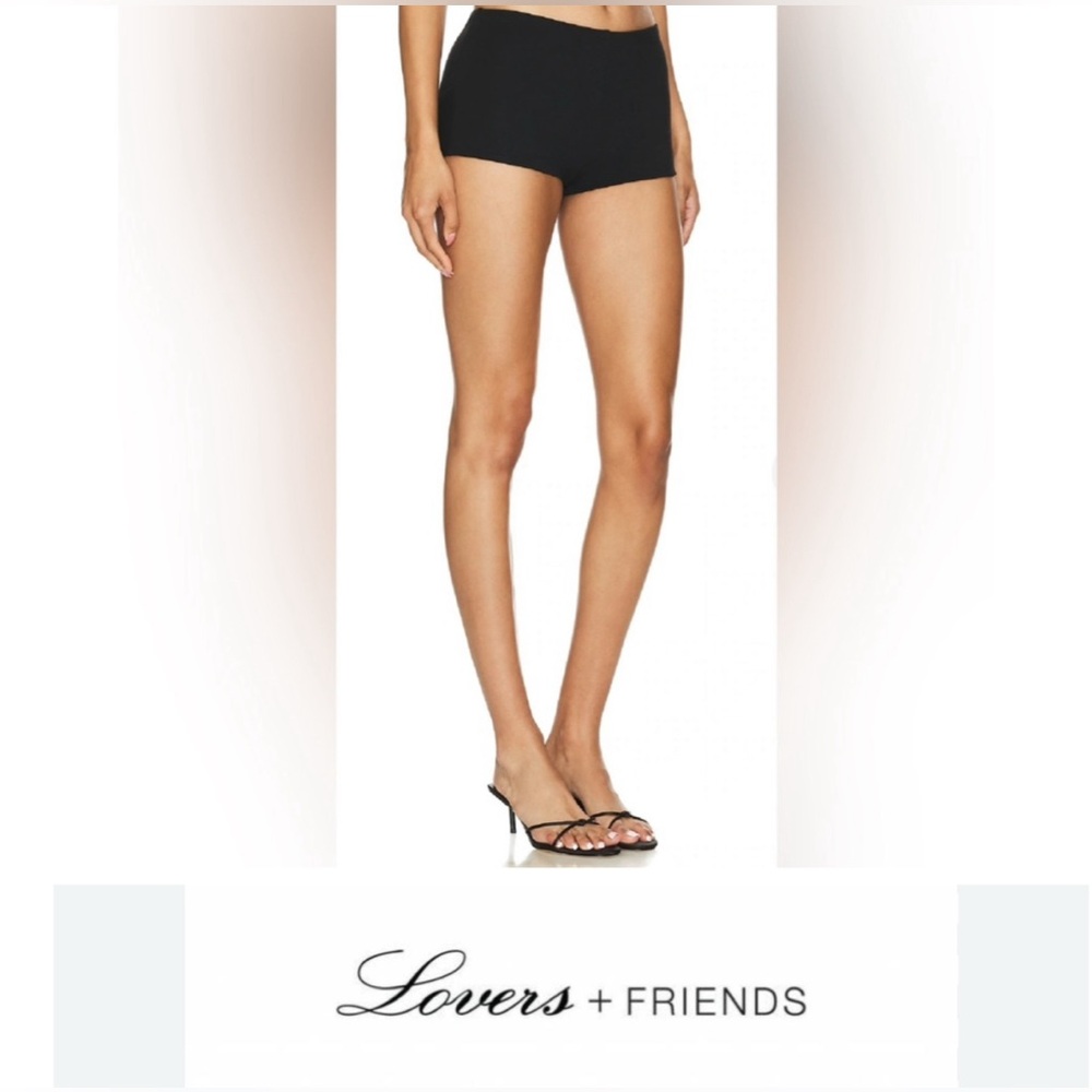 Lovers + Friends Black Roxie Hot Short